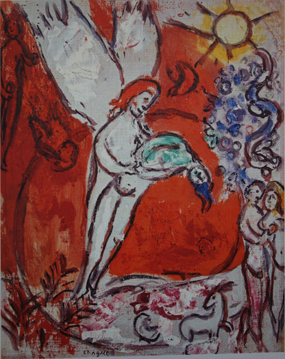 Marc CHAGALL: The Creation of Man - Signed lithograph