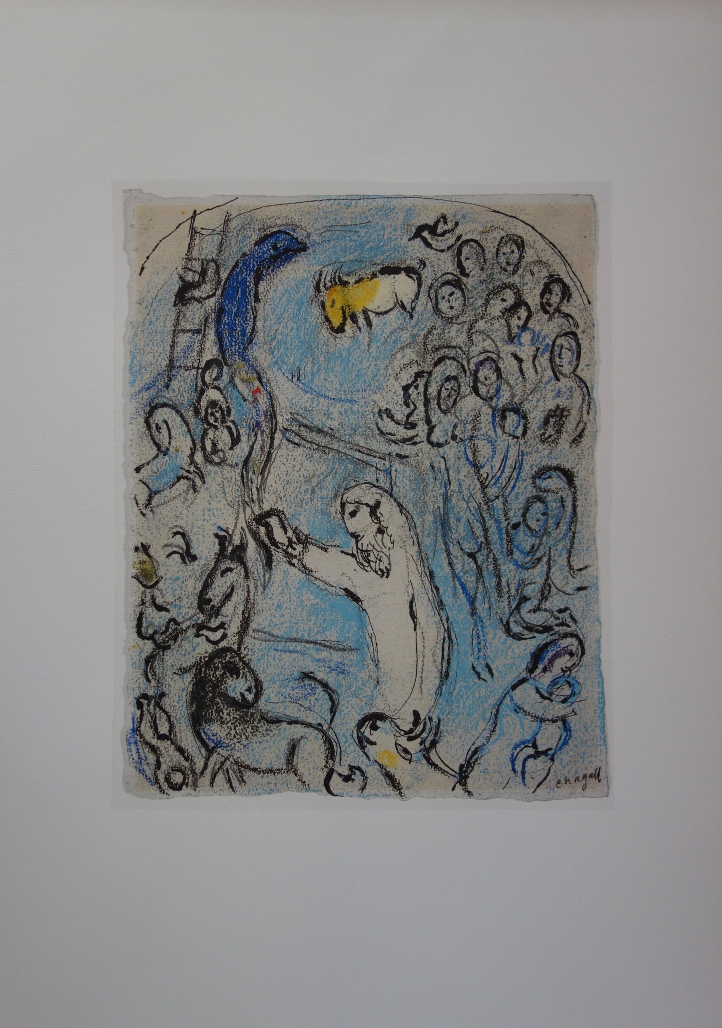Marc CHAGALL : L'Arche de Noé - Lithographie signée