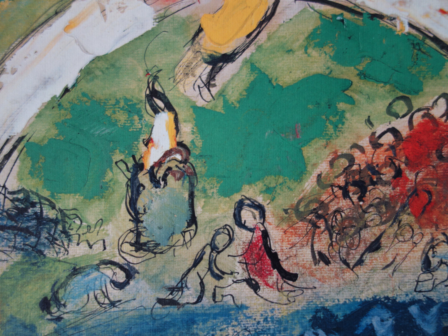 Marc CHAGALL: Noé y el arco iris - Litografía firmada