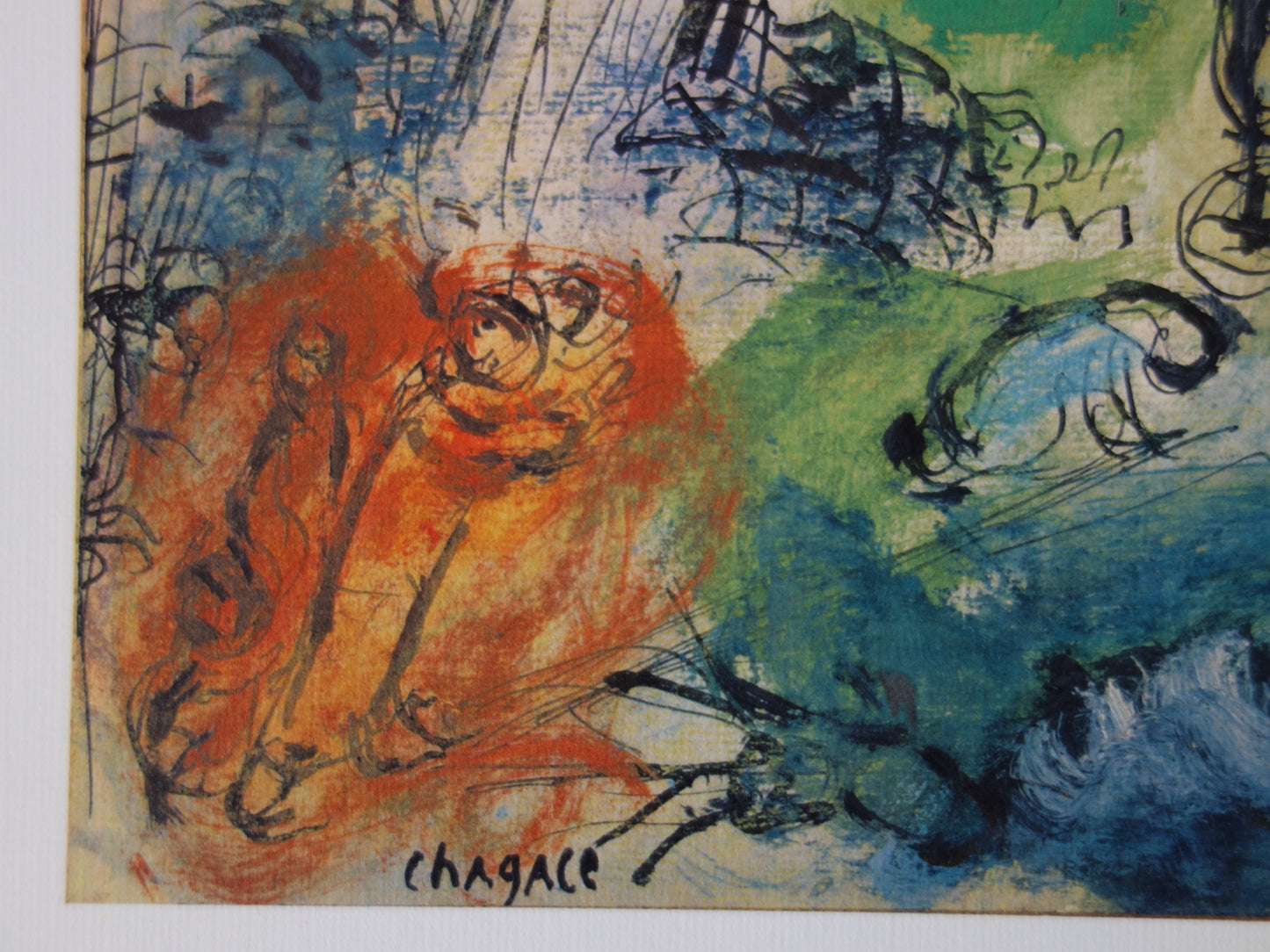 Marc CHAGALL: Noé y el arco iris - Litografía firmada