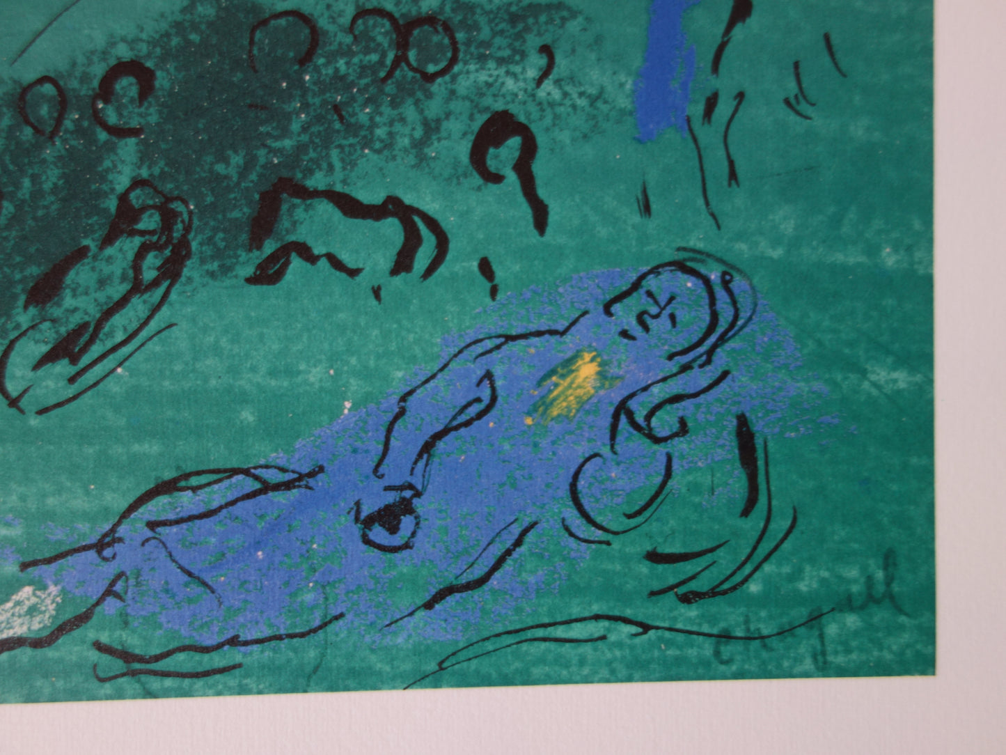 Marc CHAGALL : Noé et l'arc-en-ciel - Lithographie signée