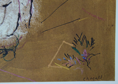 Marc CHAGALL : Abraham et les trois Anges - Lithographie signée