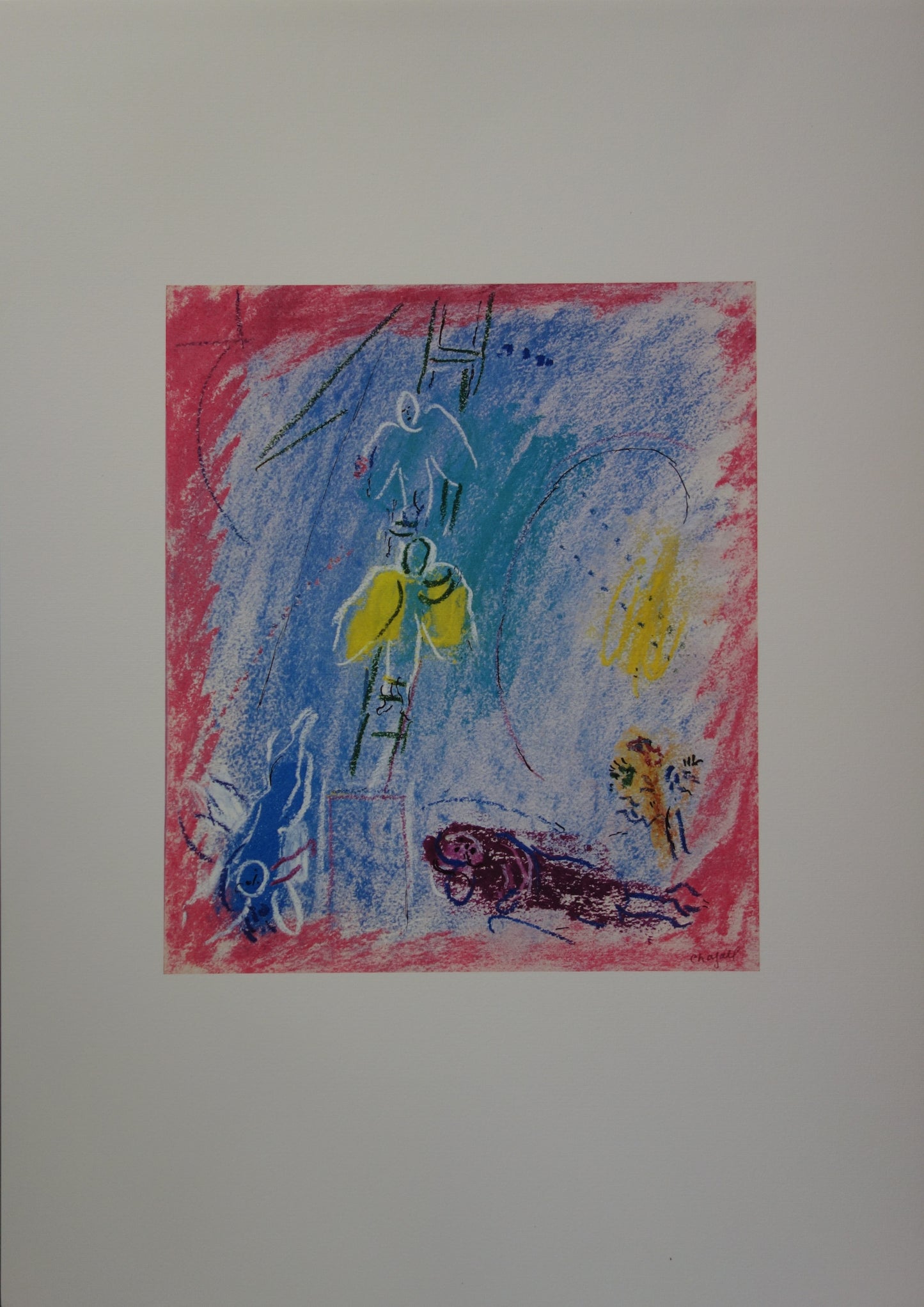 Marc CHAGALL : Le Songe de Jacob - Lithographie signée