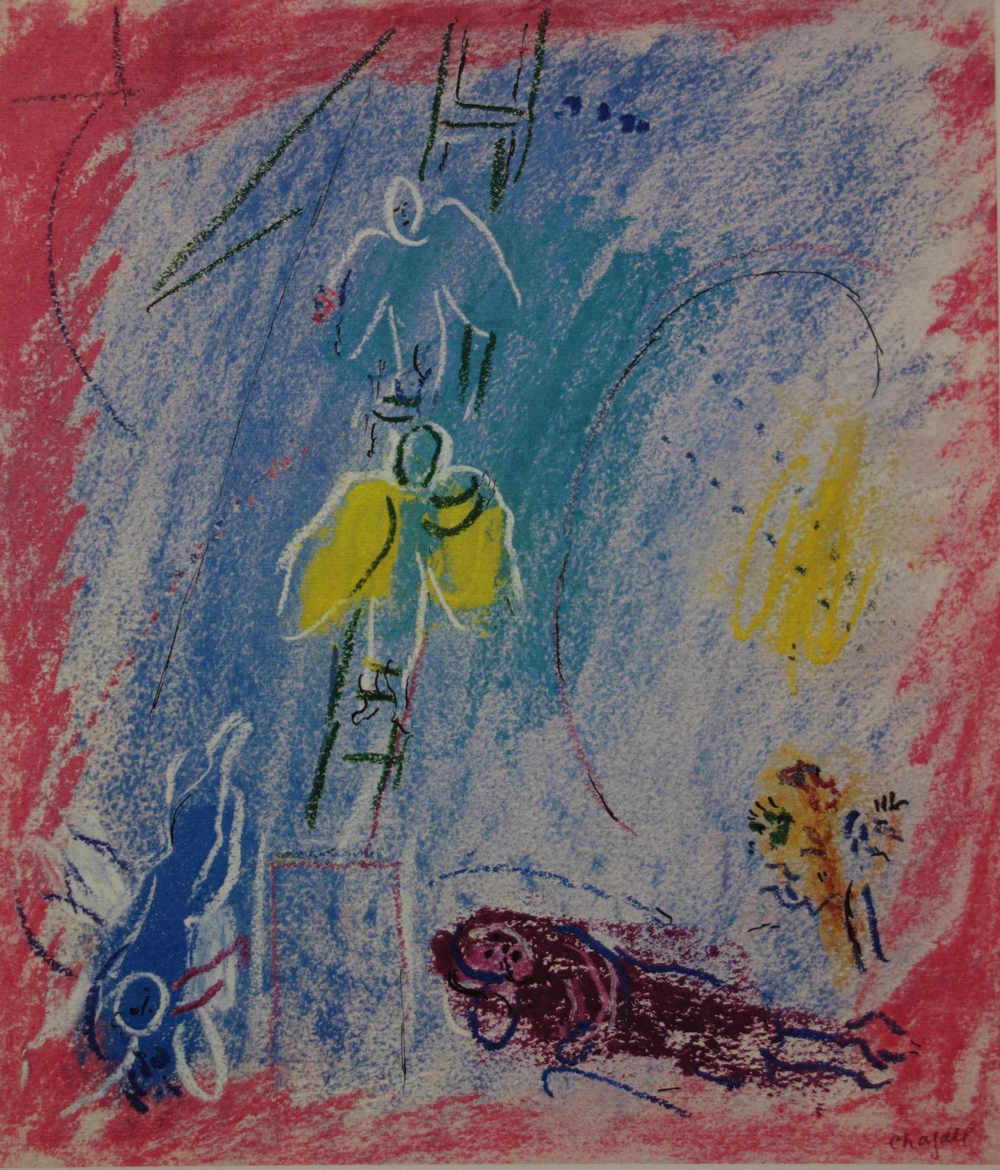 Marc CHAGALL : Le Songe de Jacob - Lithographie signée