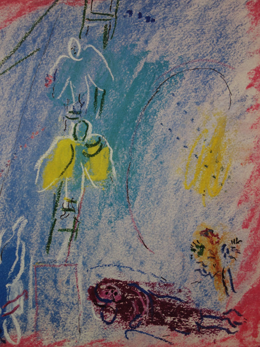 Marc CHAGALL : Le Songe de Jacob - Lithographie signée