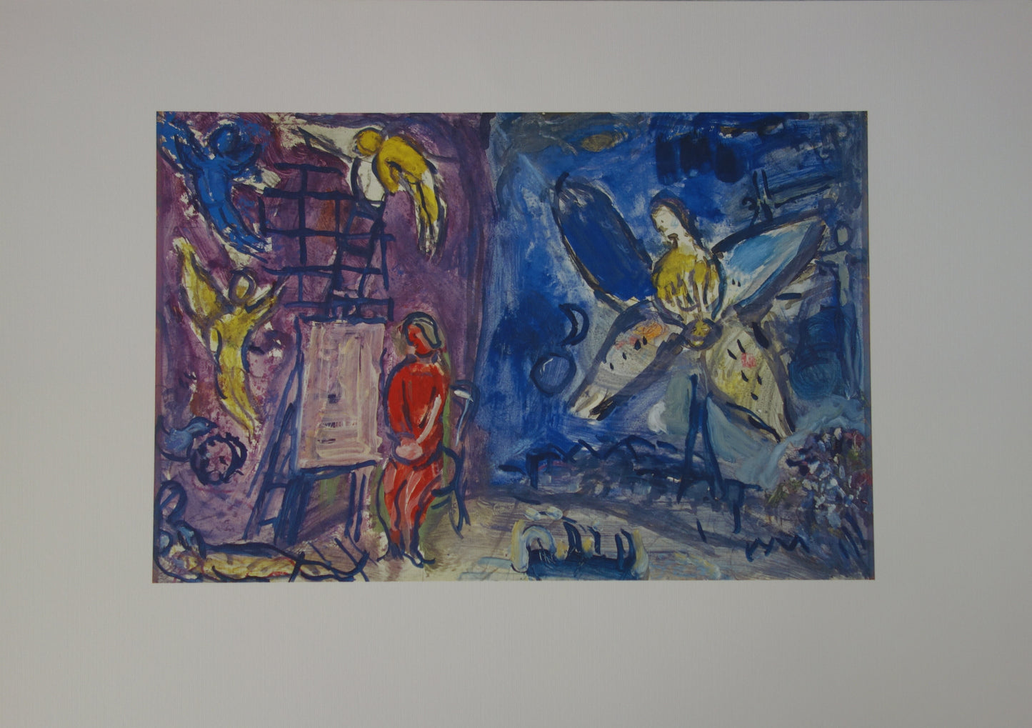 Marc CHAGALL : Le Songe de Jacob - Lithographie
