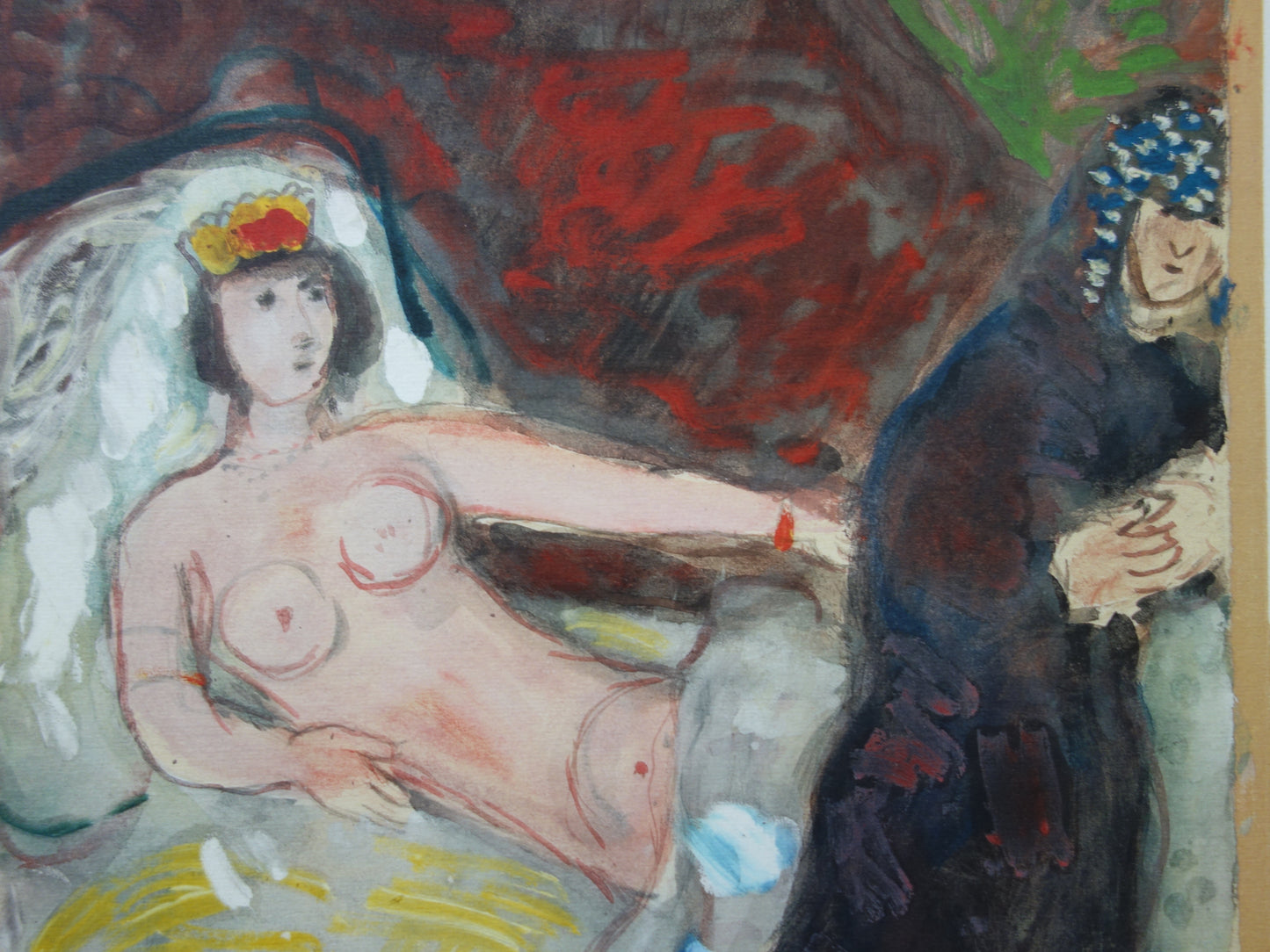 Marc CHAGALL : Joseph et la femme de Putiphar - Lithographie signée
