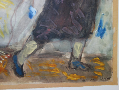 Marc CHAGALL : Joseph et la femme de Putiphar - Lithographie signée