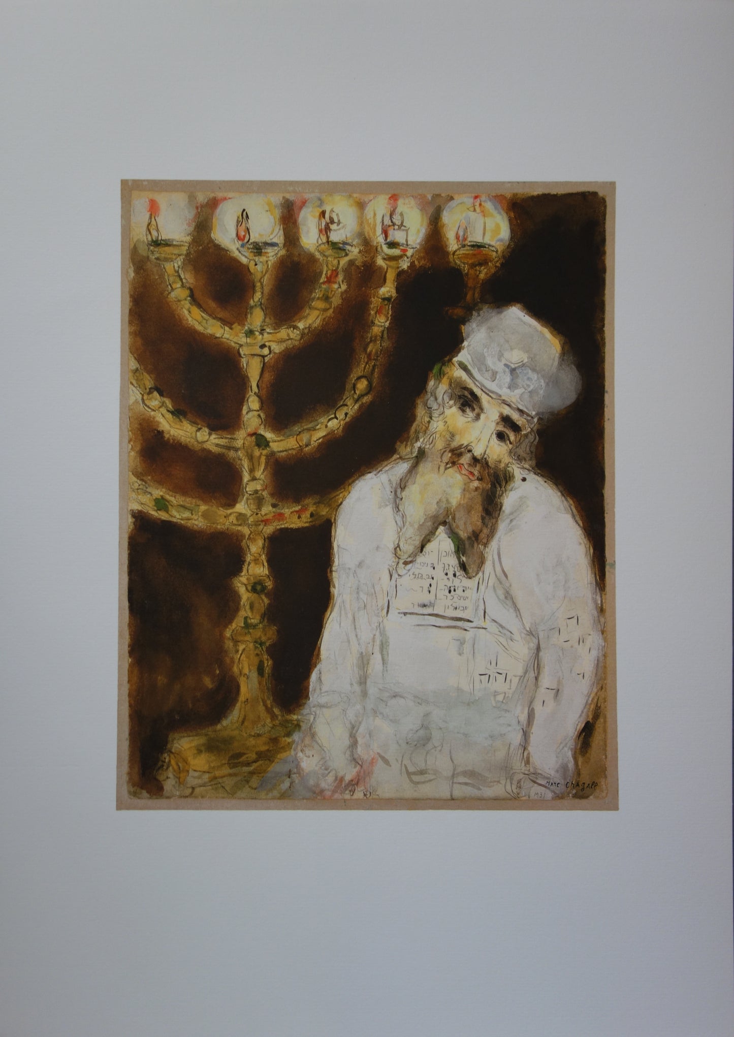 Marc CHAGALL: Aaron - Signed lithograph