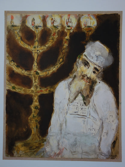 Marc CHAGALL: Aaron - Signed lithograph