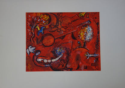 Marc CHAGALL: El Cantar de los Cantares I - Litografía firmada