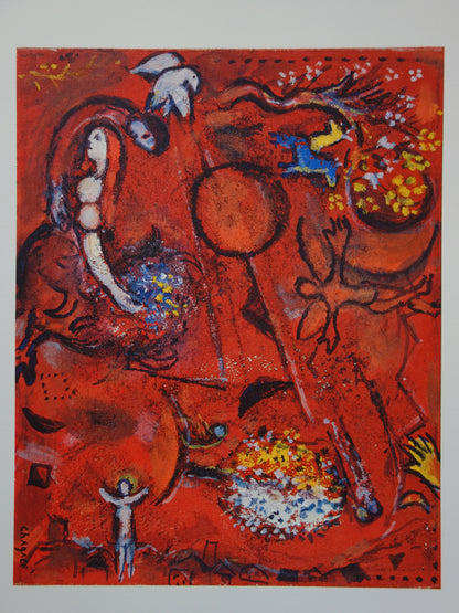 Marc CHAGALL: El Cantar de los Cantares I - Litografía firmada