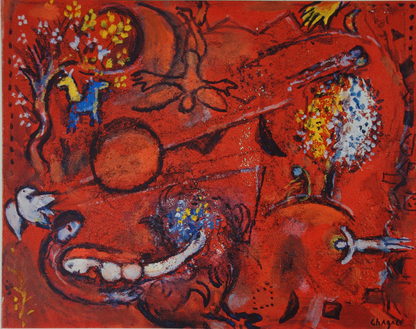 Marc CHAGALL: El Cantar de los Cantares I - Litografía firmada