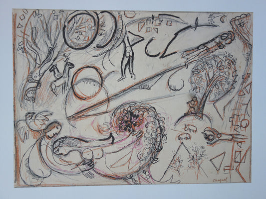 Marc CHAGALL: El Cantar de los Cantares I - Litografía firmada