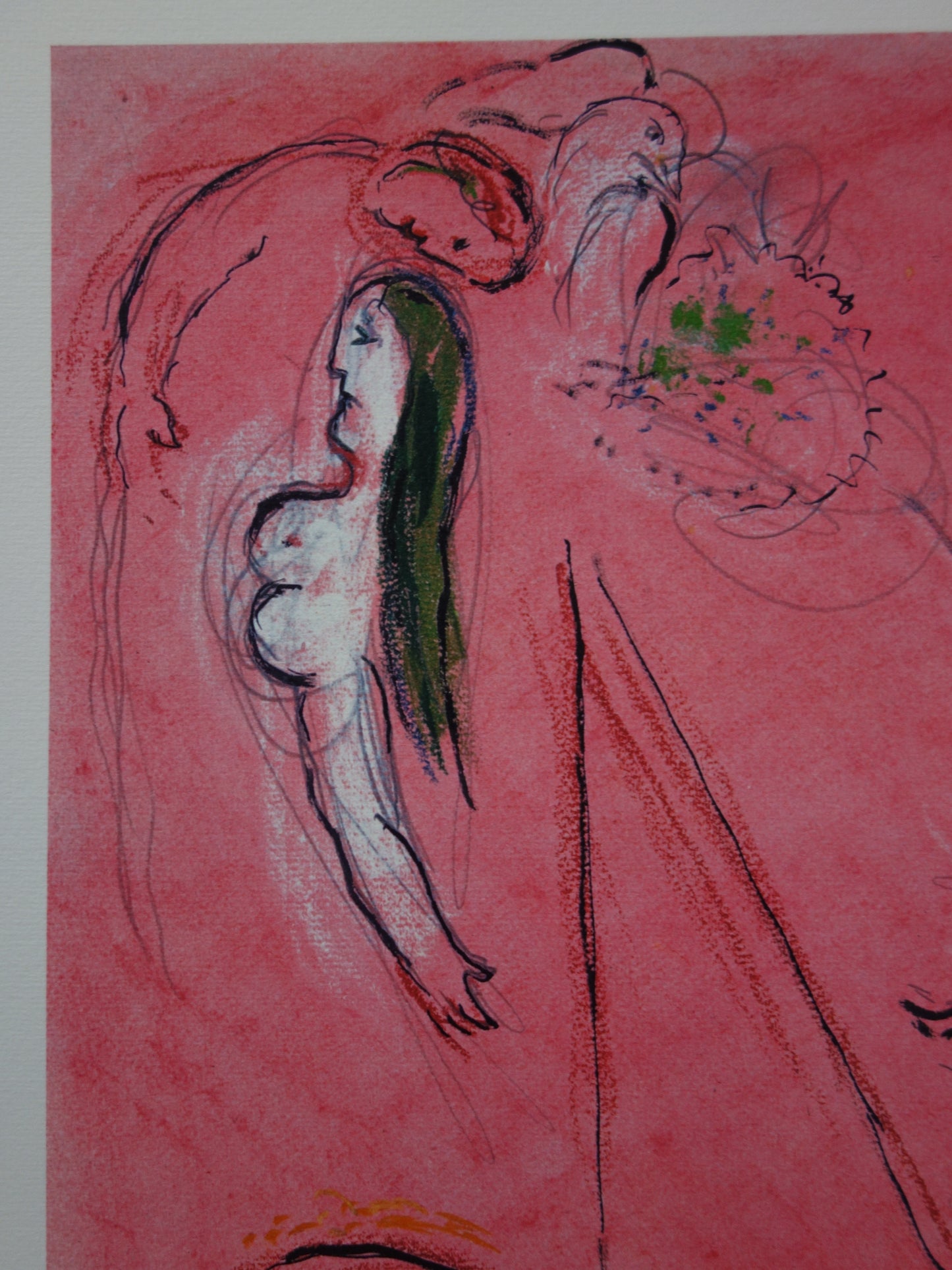 Marc CHAGALL : Le Cantique des Cantiques I - Lithographie signée