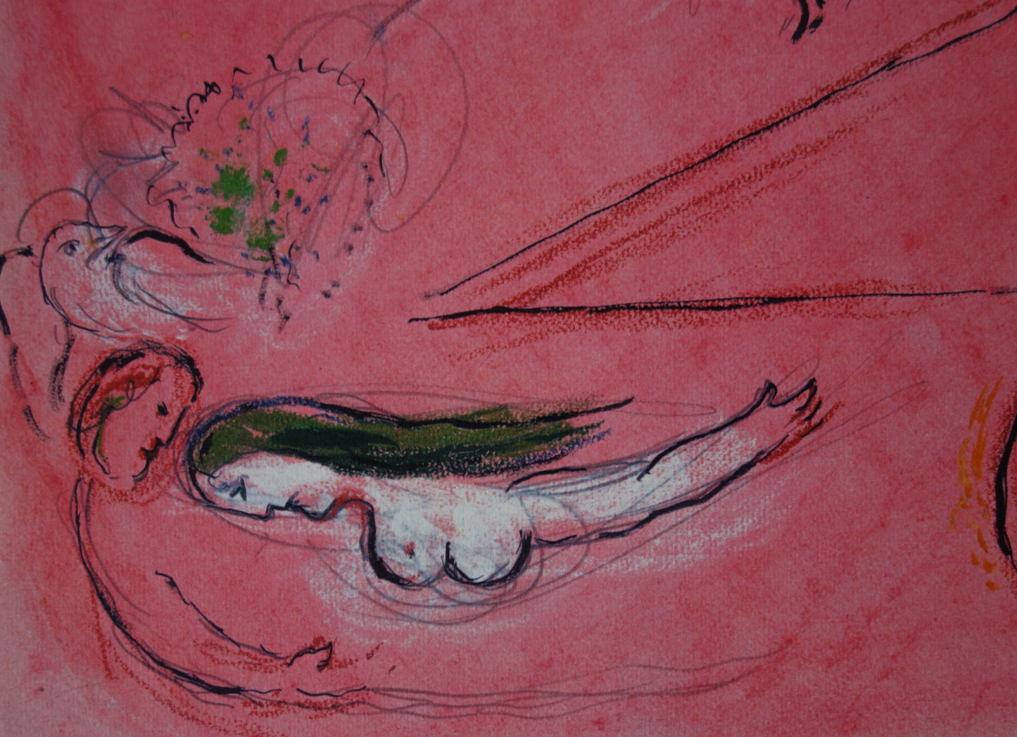 Marc CHAGALL : Le Cantique des Cantiques I - Lithographie signée