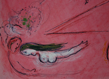 Marc CHAGALL : Le Cantique des Cantiques I - Lithographie signée