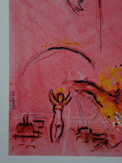 Marc CHAGALL : Le Cantique des Cantiques I - Lithographie signée