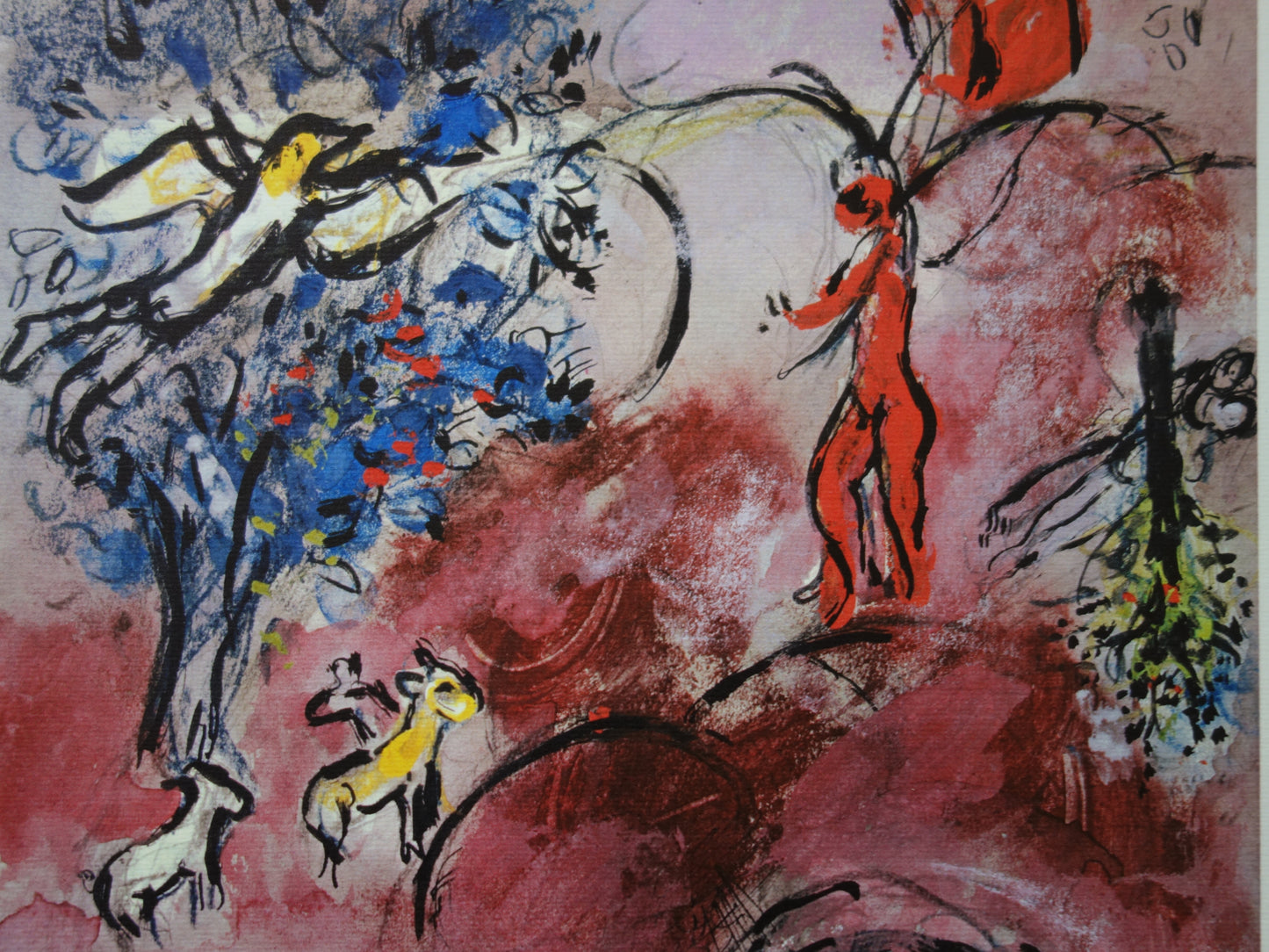 Marc CHAGALL : Le Cantique des Cantiques I - Lithographie signée