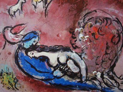 Marc CHAGALL : Le Cantique des Cantiques I - Lithographie signée