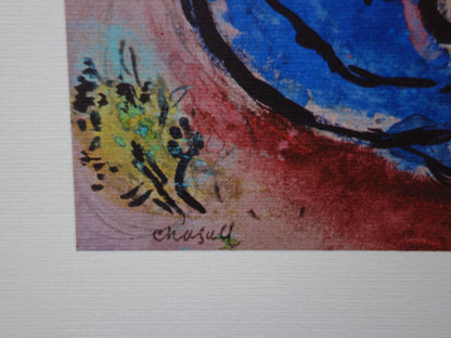 Marc CHAGALL : Le Cantique des Cantiques I - Lithographie signée