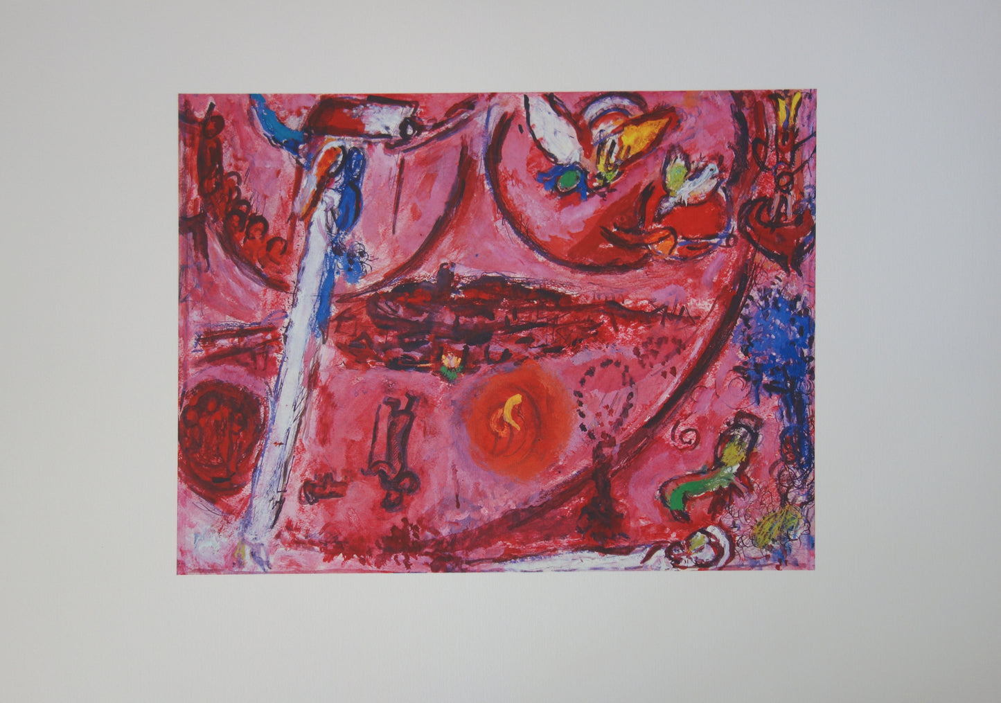 Marc CHAGALL : Le Cantique des Cantiques III - Lithographie