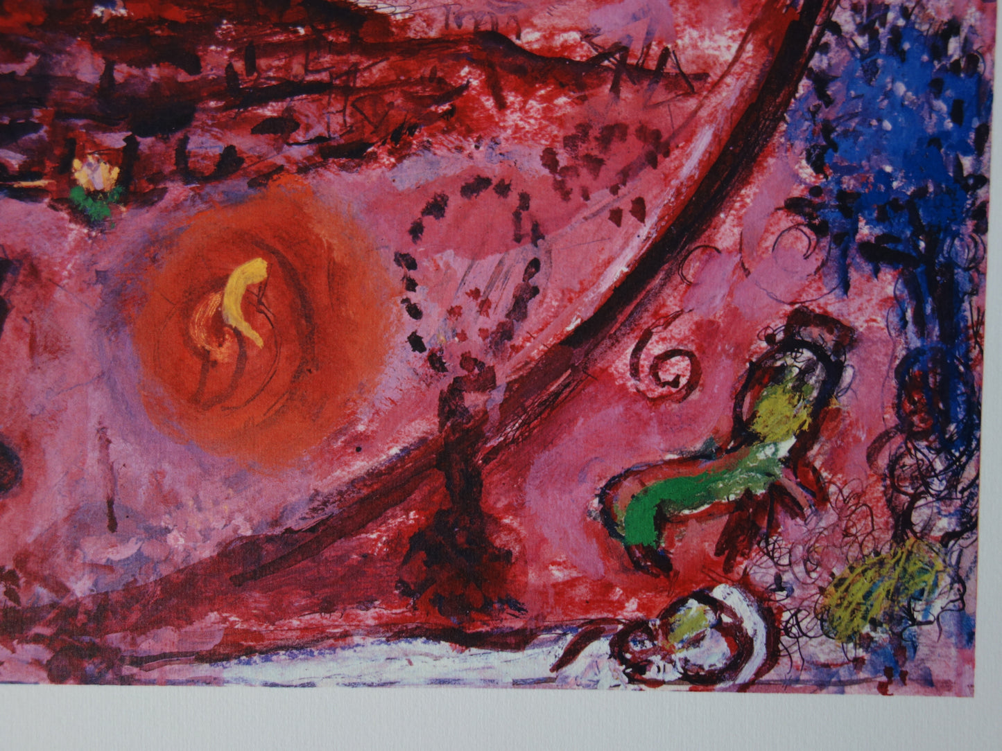 Marc CHAGALL : Le Cantique des Cantiques III - Lithographie