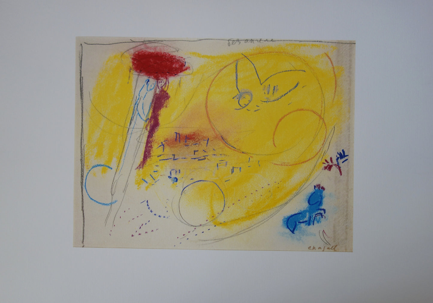 Marc CHAGALL: El Cantar de los Cantares III - Litografía firmada