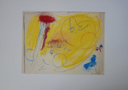 Marc CHAGALL: El Cantar de los Cantares III - Litografía firmada