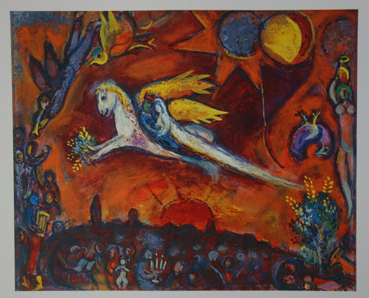 Marc CHAGALL: El Cantar de los Cantares IV - Litografía firmada