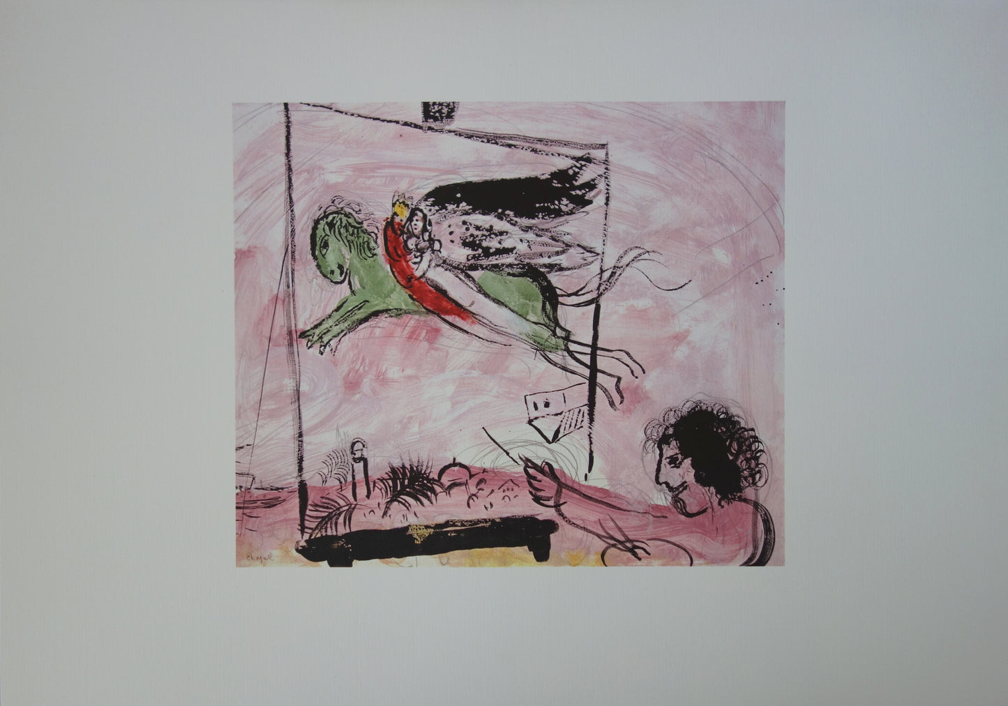 Marc CHAGALL: El Cantar de los Cantares IV - Litografía firmada