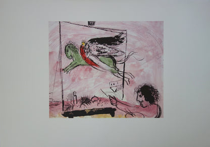 Marc CHAGALL: El Cantar de los Cantares IV - Litografía firmada