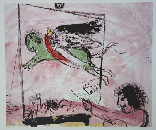 Marc CHAGALL: El Cantar de los Cantares IV - Litografía firmada