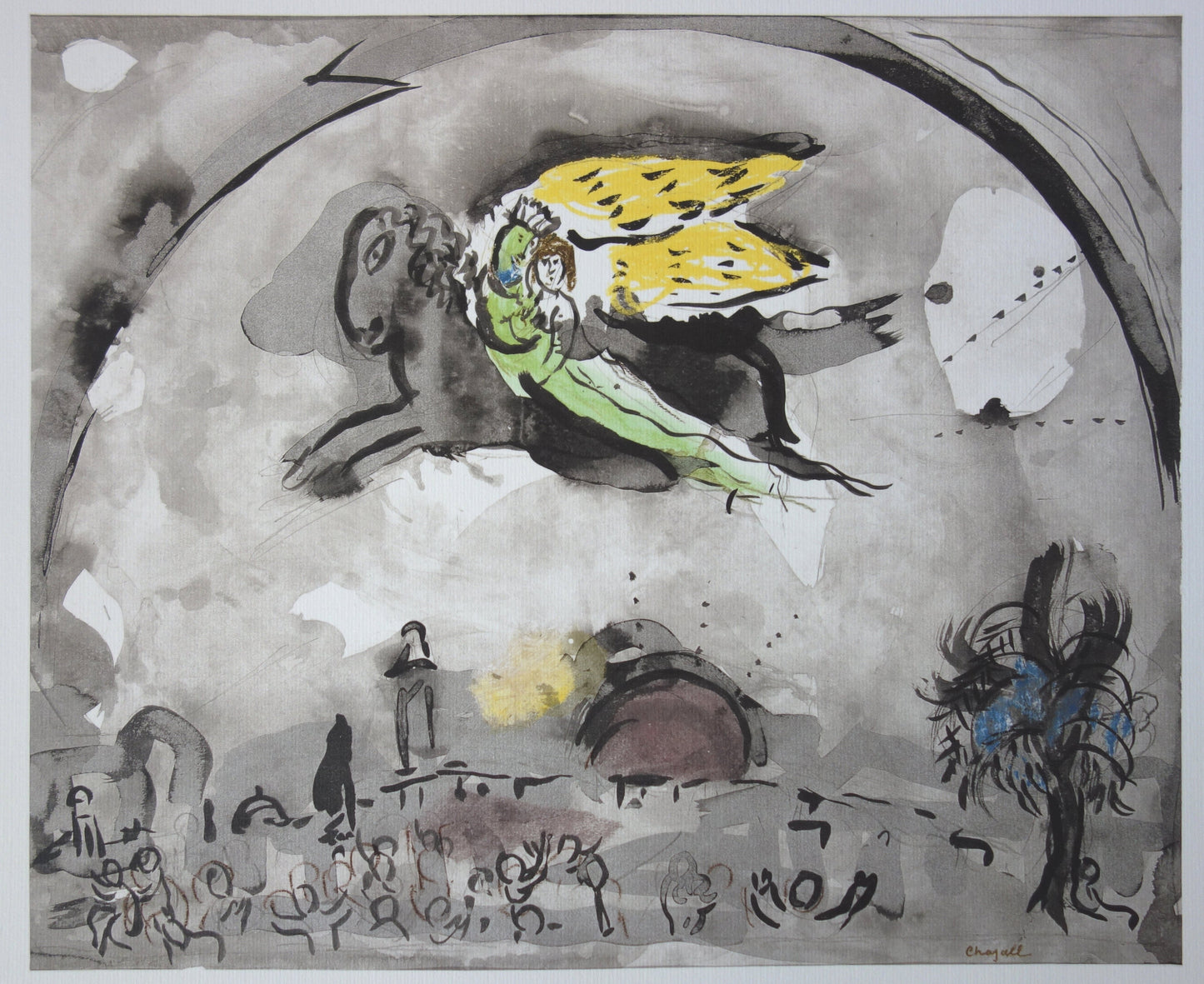 Marc CHAGALL: El Cantar de los Cantares IV - Litografía firmada