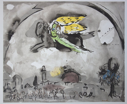 Marc CHAGALL: El Cantar de los Cantares IV - Litografía firmada