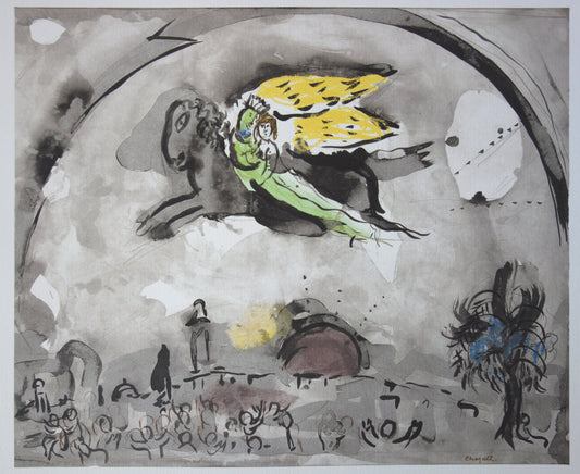 Marc CHAGALL: El Cantar de los Cantares IV - Litografía firmada