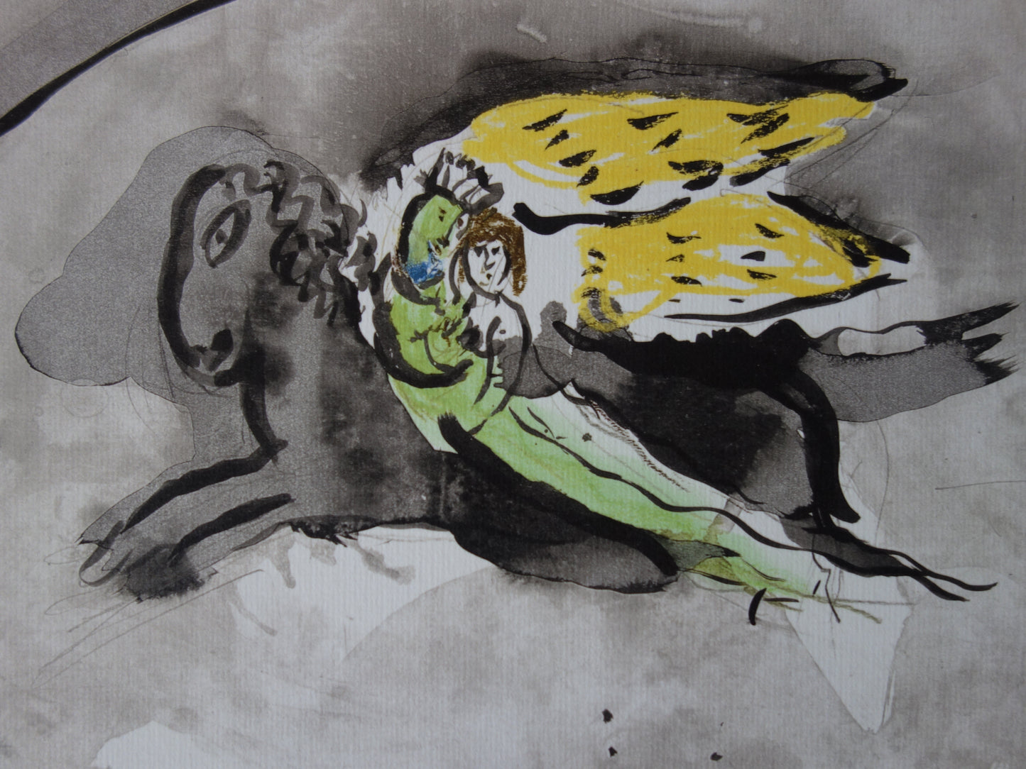 Marc CHAGALL: El Cantar de los Cantares IV - Litografía firmada