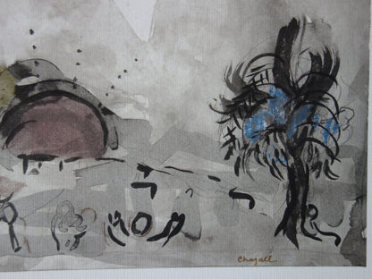 Marc CHAGALL: El Cantar de los Cantares IV - Litografía firmada