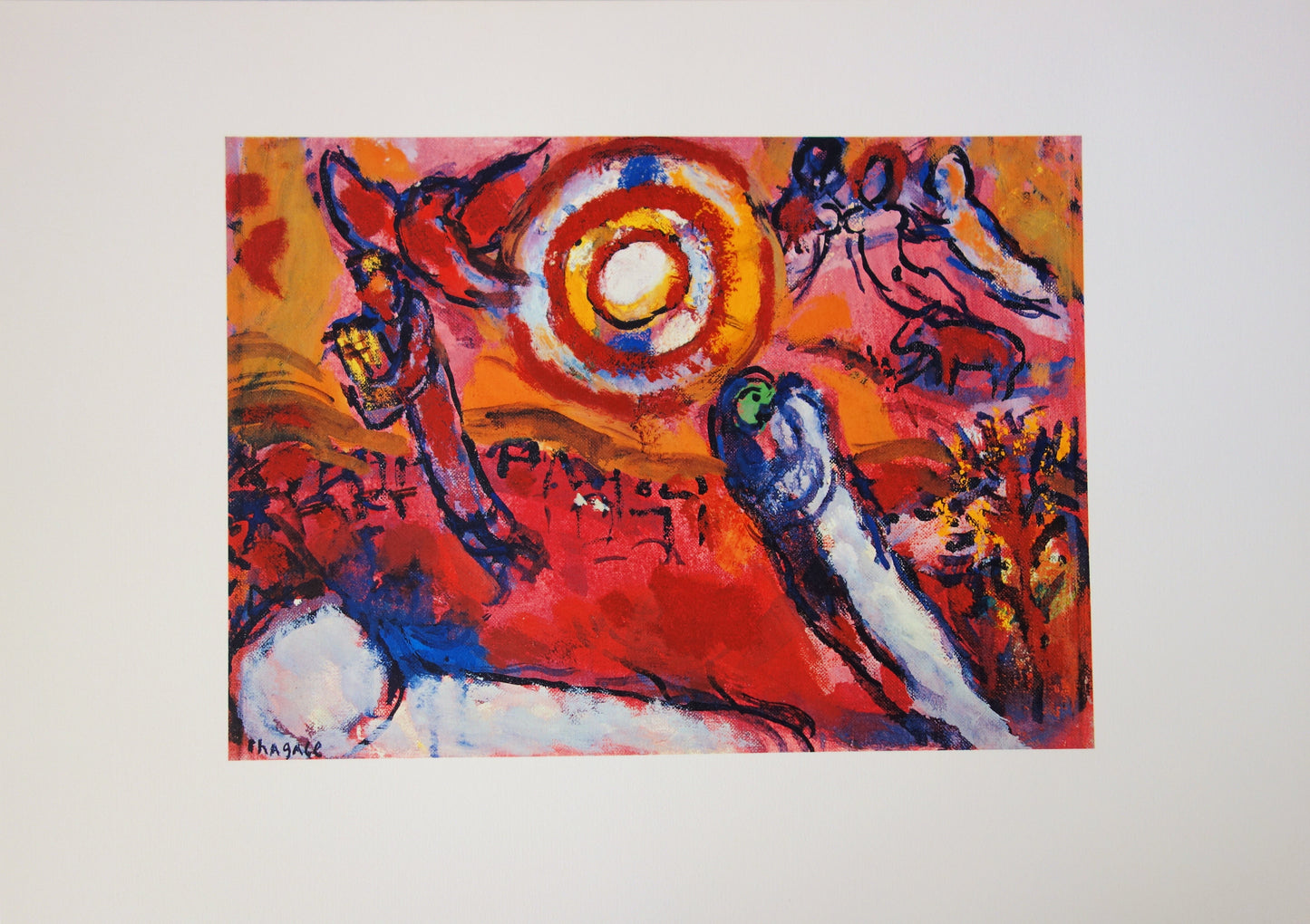 Marc CHAGALL : Le Cantique des Cantiques V - Lithographie signée