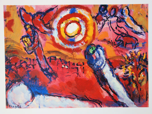 Marc CHAGALL : Le Cantique des Cantiques V - Lithographie signée