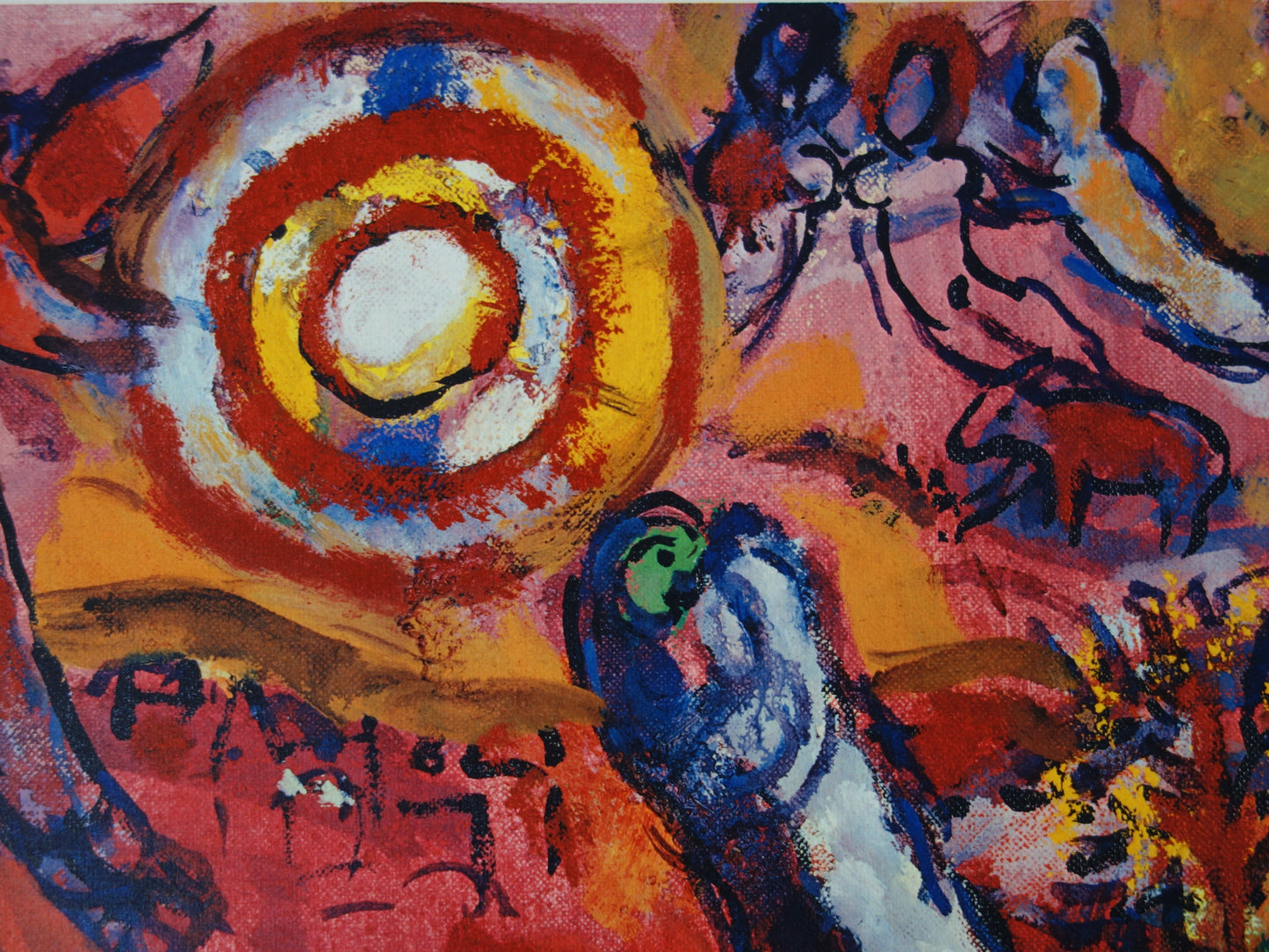 Marc CHAGALL : Le Cantique des Cantiques V - Lithographie signée