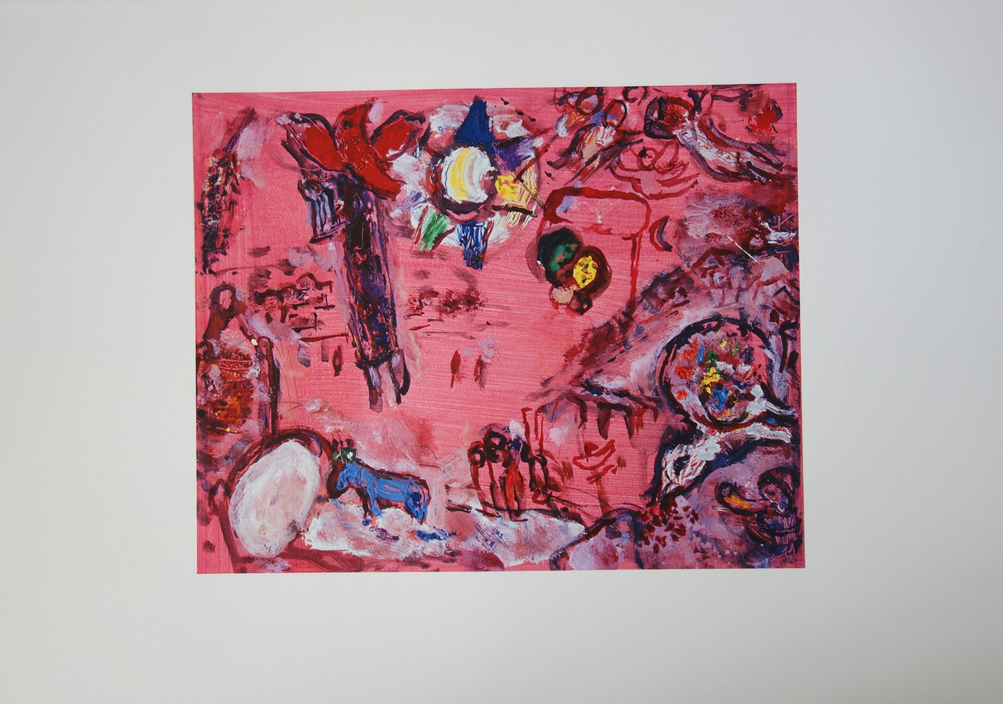 Marc CHAGALL : Le Cantique des Cantiques V - Lithographie