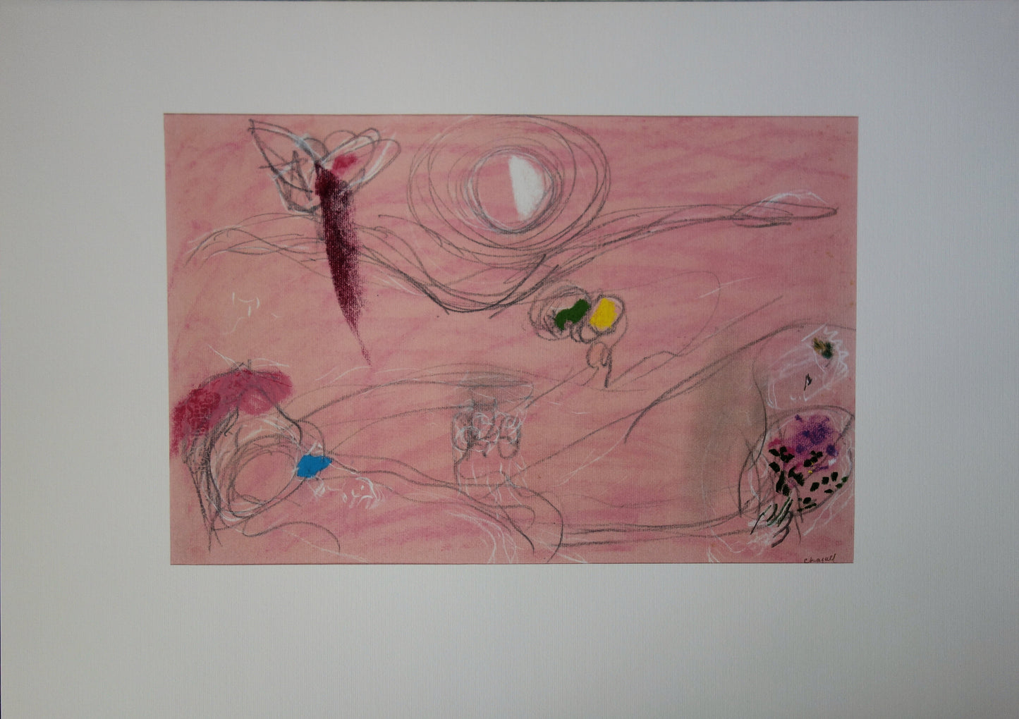 Marc CHAGALL : Le Cantique des Cantiques V - Lithographie signée