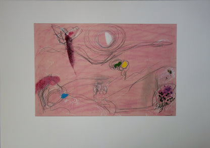 Marc CHAGALL : Le Cantique des Cantiques V - Lithographie signée