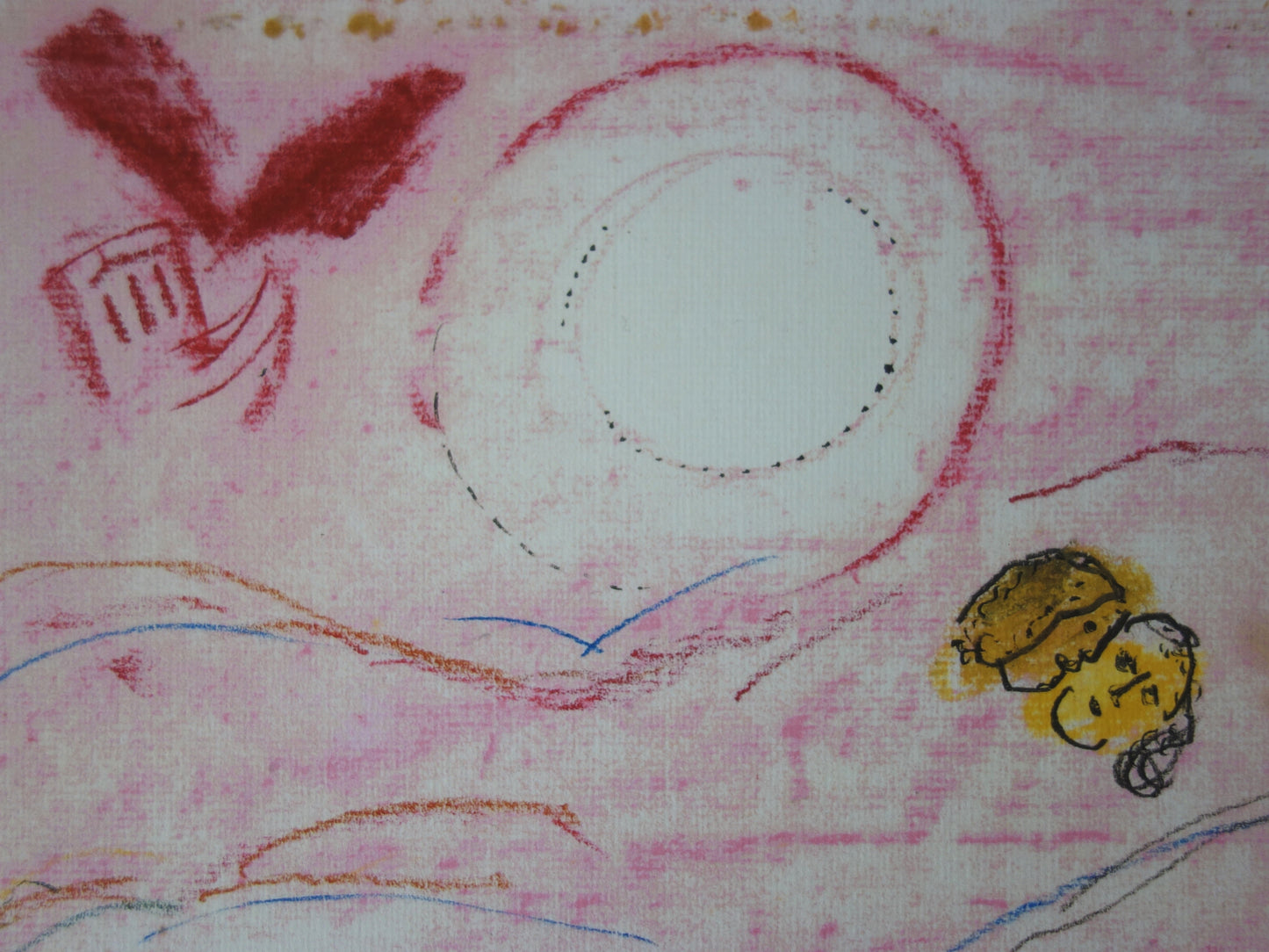 Marc CHAGALL : Le Cantique des Cantiques V - Lithographie signée