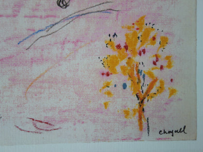 Marc CHAGALL : Le Cantique des Cantiques V - Lithographie signée