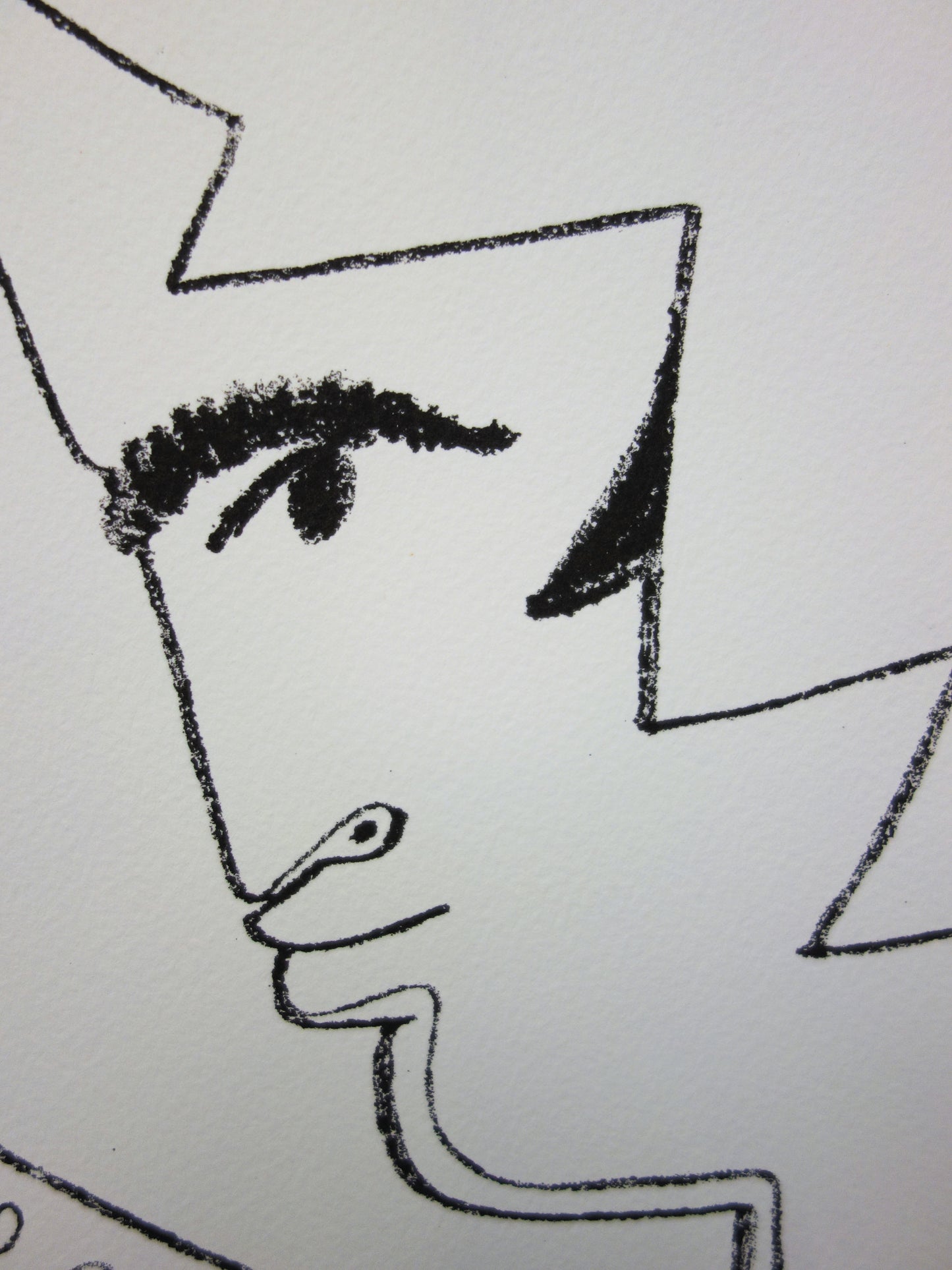 Jean COCTEAU : Toréador de profil - Lithographie