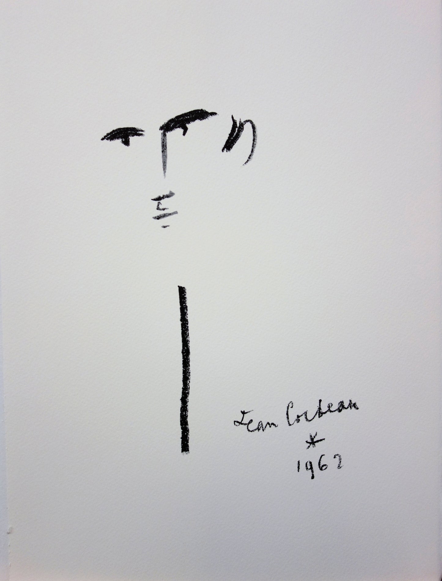 Jean COCTEAU : Toréador calme - Lithographie signée