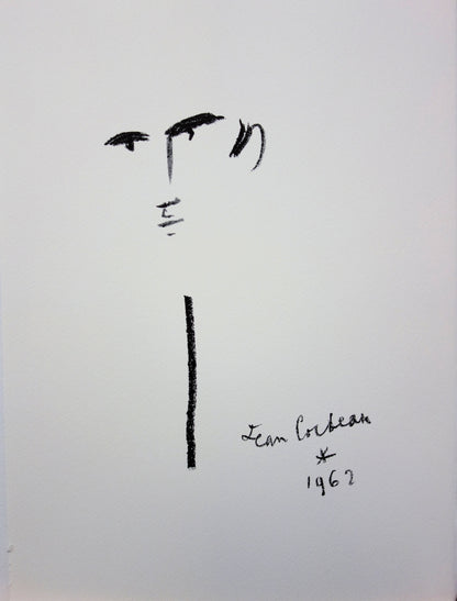 Jean COCTEAU : Toréador calme - Lithographie signée