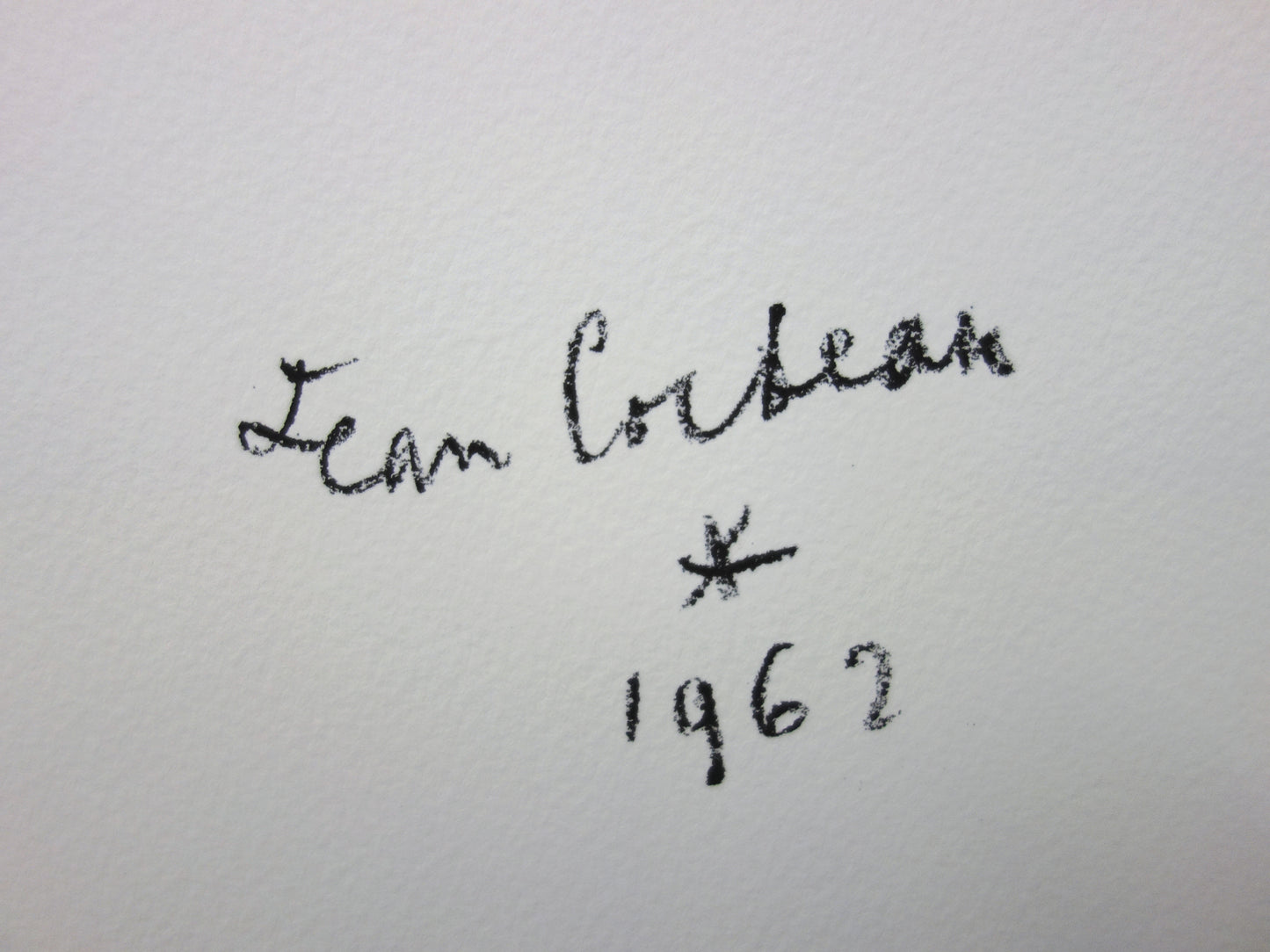 Jean COCTEAU : Toréador calme - Lithographie signée